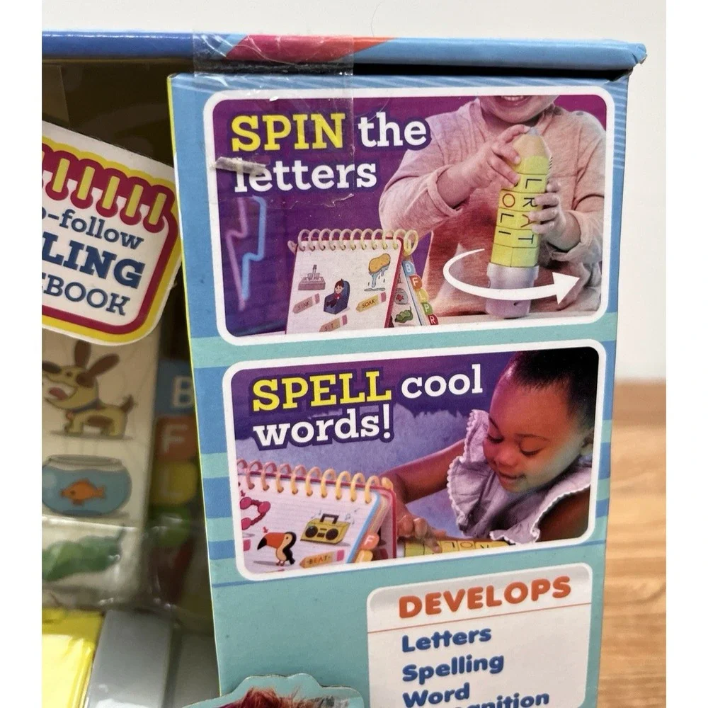 Little Tikes Old School 100 Words Spell & Spin Pencil NEW in Package